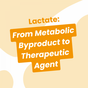 Lactate: From Metabolic Byproduct to Therapeutic Agent